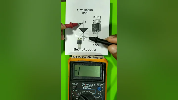 How to measure a Thyristor or SCR. #thyristor