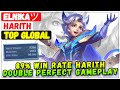 89 Win Rate Harith Double Perfect Gameplay Top Global Harith ELN1KAツ Mobile Legends Build