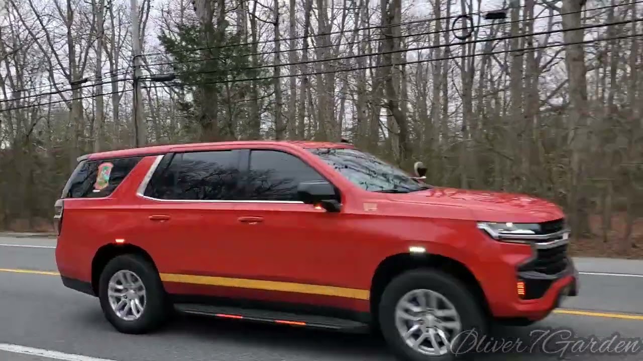 I wanna be a firefighter so I could drive the fire SUV...