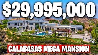 Inside an NFL Superstar's $29,995,000 Calabasas Mega Mansion With Breathtaking Views