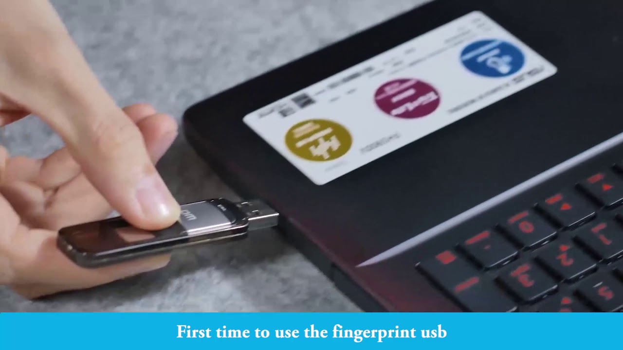 DM PD065 High-speed USB Flash Drive Recognition Fingerprint Encrypted