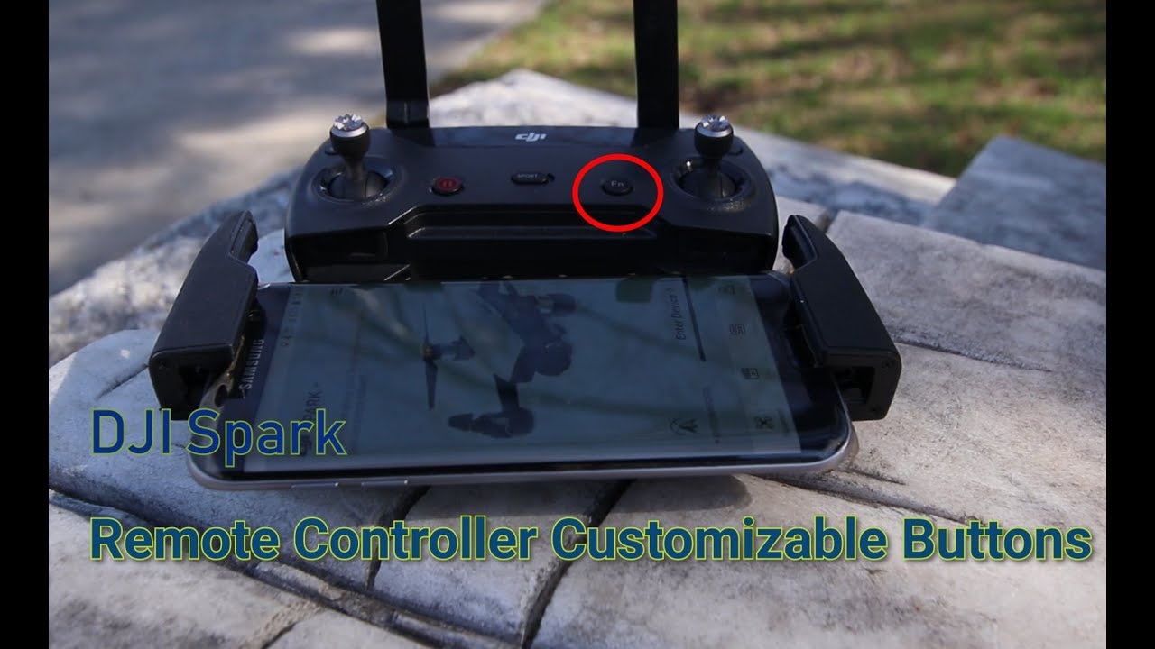 dji spark customizable button