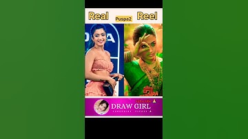 Pushpa 2 Movie 🎬 | Real vs Reel Cast 😱 | Allu Arjun | Rashmika | Fahadh Faasil