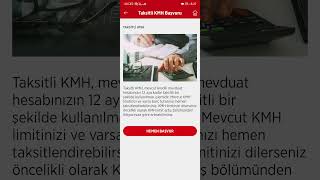 Ziraat KMH Kredi mevduat hesabı nakit avans taksit nasıl yapılır çekilir