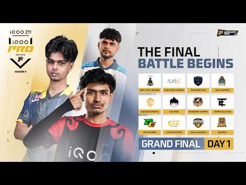 iQOO Pro Series Season 4 – Grand Finals | Day 1 #iQOOProSeries #iQOOZ11 #FreeFireMAX