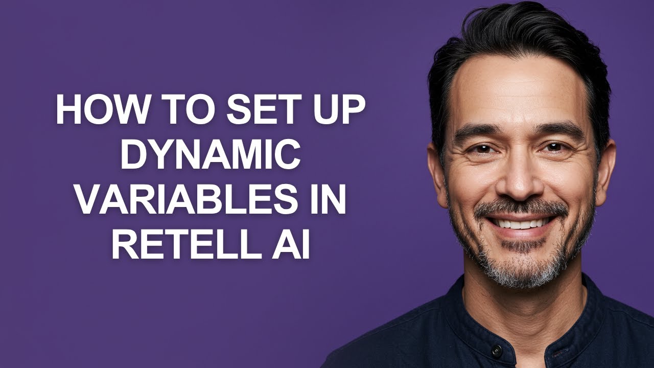 How to Set Up Dynamic Variables In Retell Ai - KevinHowTo - YouTube