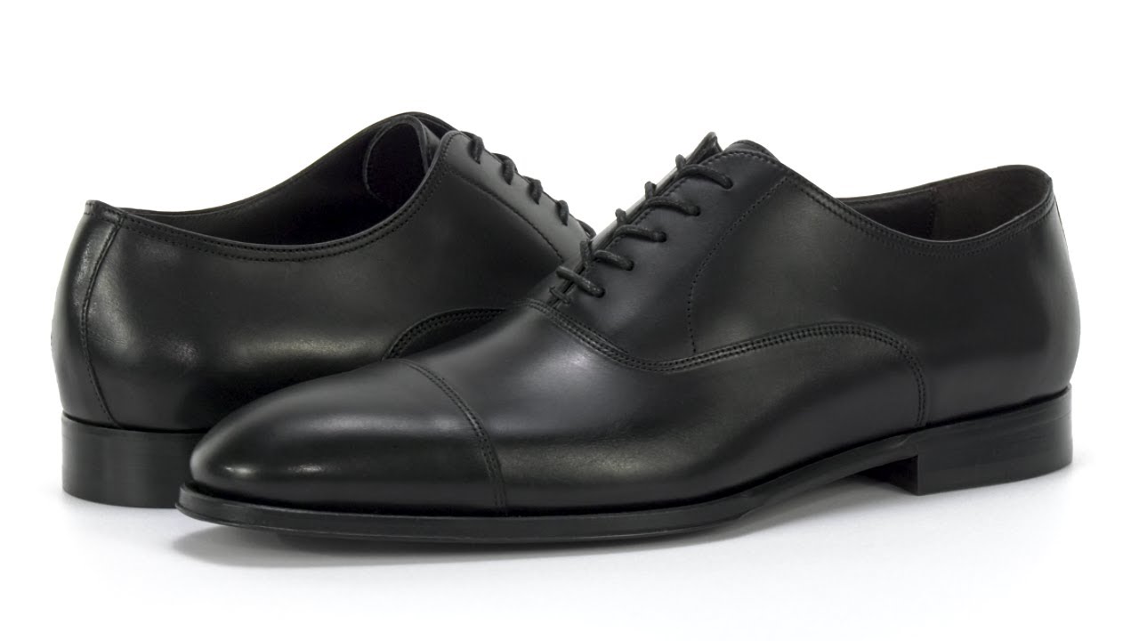To Boot New York Men\'s Nico Lace Up Cap Toe Oxford Dress Shoes Size 9.5 To Boot New York - Nico Black Leather Lace Up Dress Shoe main image 2