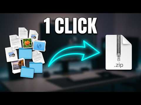 The EASIEST WAY to Create a Zip File On a Mac - 2026