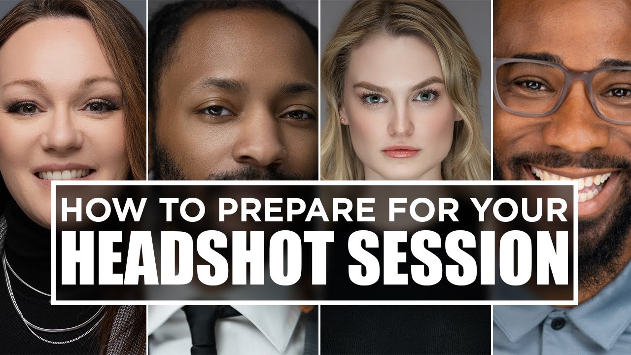 How To Prepare For Professional Headshots - YouTube