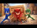 PJ Mask : OUT OF CONTROL! A Rolling Crate Sends PJ Masks Into FAST Action 😱 | PJ Masks Animation