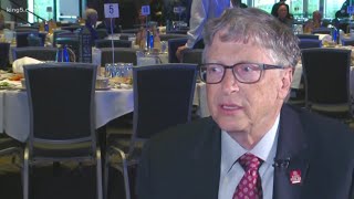Bill Gates talks 1-on-1 about ending polio, driving the kids to school, and Melinda Gates' new book