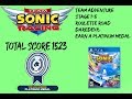 Stage 15 platinum medal  team sonic racing