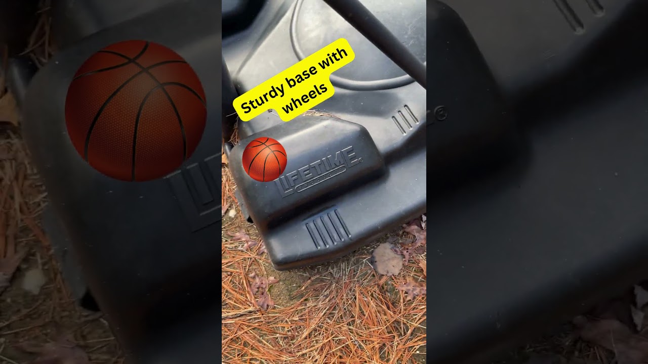 Lifetime Height Adjustable Portable Basketball System, 44 Inch Backboard Adjustable Basketball Hoop