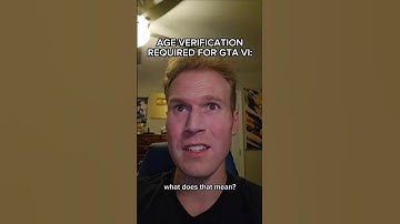 AGE VERIFICATION REQUIRED FOR GTA VI #shorts