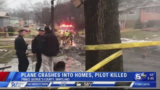 Official: 1 dead from plane crash in Maryland neighborhood