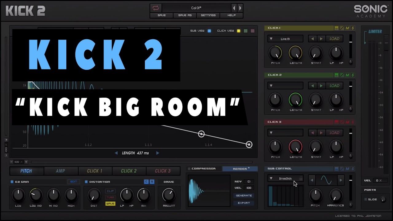 Cómo hacer 1 Kick Profesional de Big Room - Tutorial