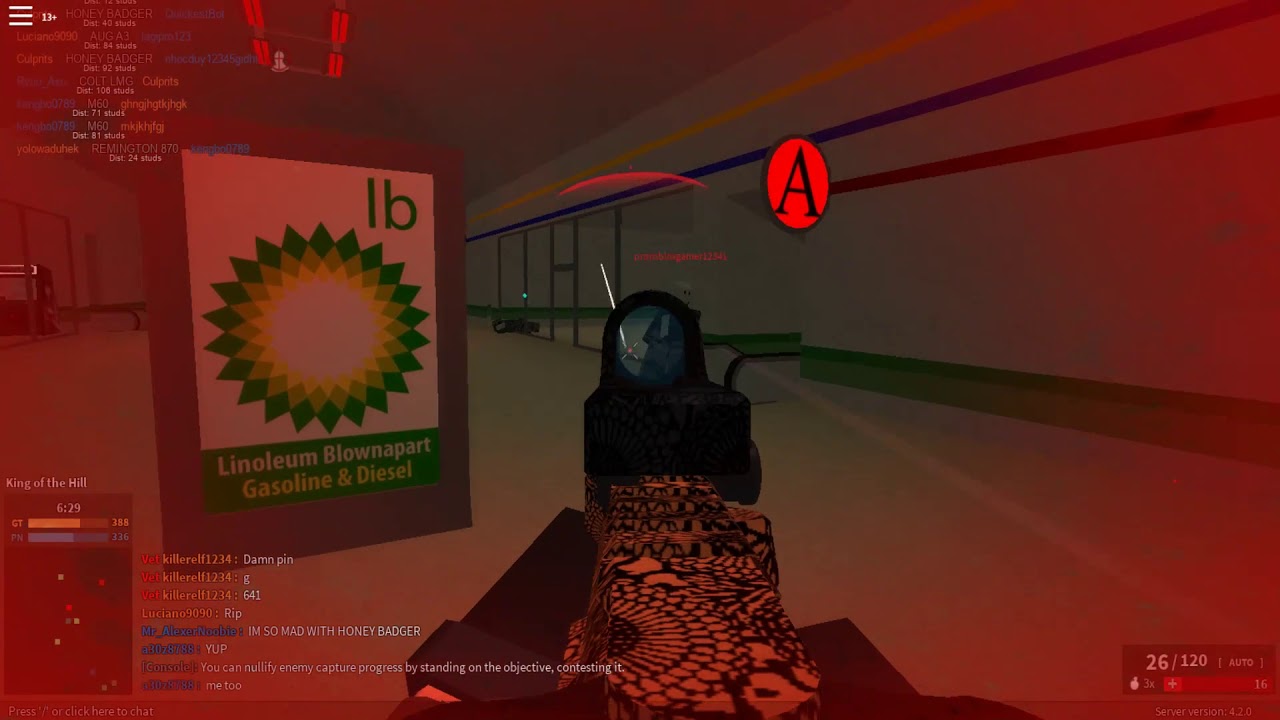 Phantom Forces - 120+ Kill game - Honey Badger Gameplay - YouTube