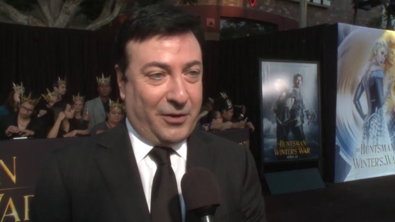 The Huntsman: Winter's War: Evan Spiliotopoulos Official Premiere Interview | ScreenSlam