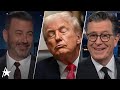 Jimmy Kimmel Stephen Colbert More Mock Donald Trump For Appearing To Fall Asleep In Meeting