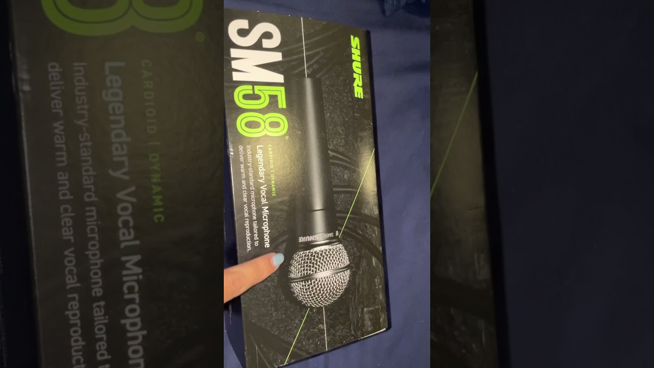 Unboxing the Shure sm58 wired microphone! YouTube