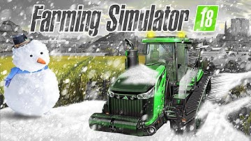 Fs 18 Winter Season New Update Gameplay ! Fs 18 Multiplayer Make Grass Bales #fs18 