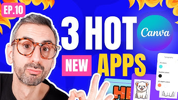 Hot New Canva Apps | Ep. 10 - Text Maker, Tracer, FontFrame