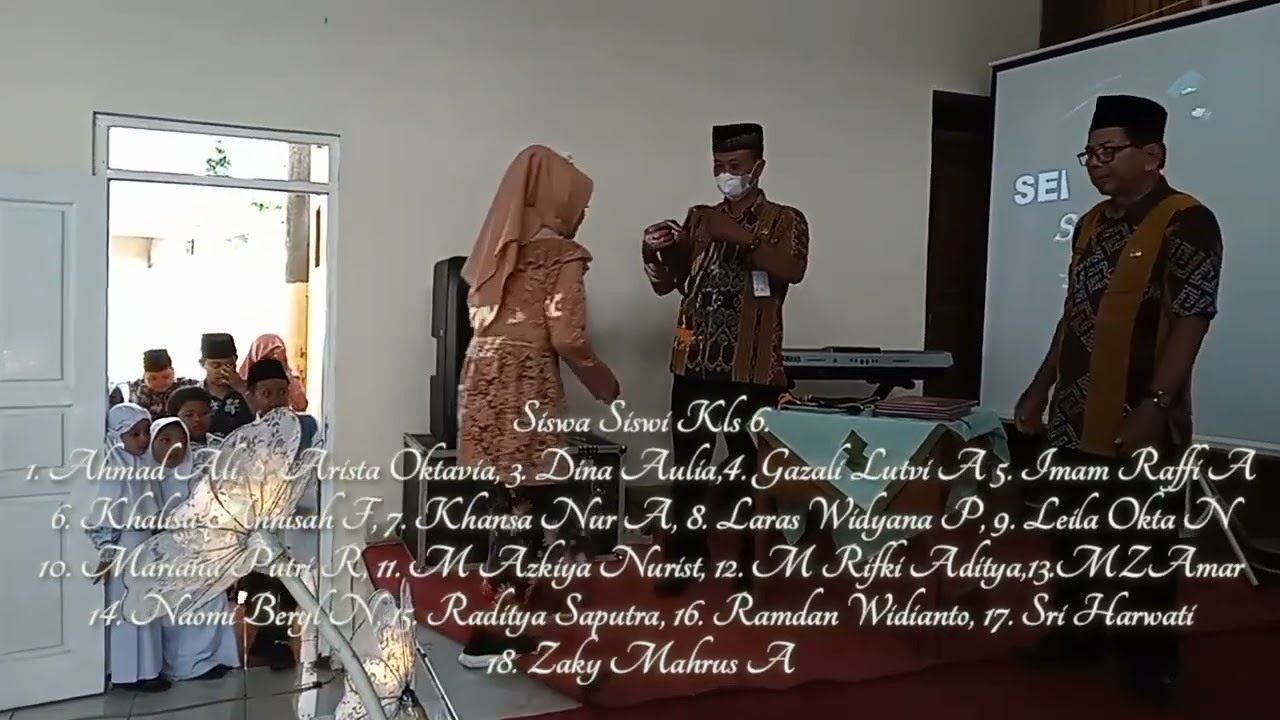 Pelepasan dan Perpisahan Siswa Kls 6 SD 1 Karangmalang 2021/ 2022