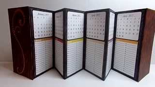 Birthday and Anniversary Calendar Keeper Book - The Cutting Cafe Design Team Project