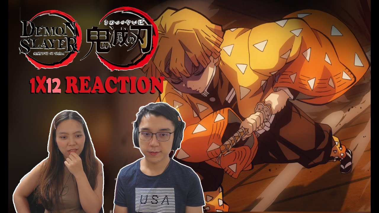 Demon Slayer (鬼滅の刃) 1x12  | "The Boar Bares Its Fangs And Zenitsu Sleeps" | REACTION
