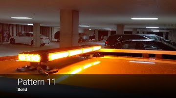 Pattern Demo: Xprite Amber Pursuit COB Series Rooftop LED Strobe Light