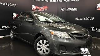Used 2011 Grey Toyota Corolla Auto CE Walkaronud Review | Edson Alberta