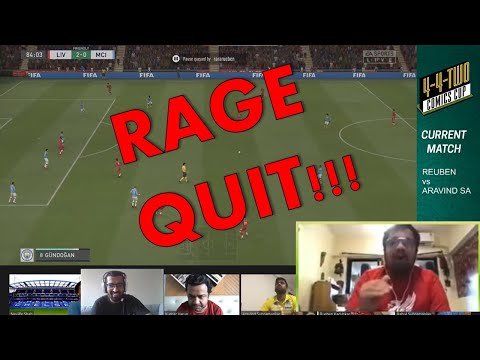 @RuebenKaduskar RAGE QUITS FIFA 20! | 4-4-Two Comics Cup