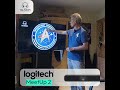 Livedemo mit Bild und Ton mit der @Logitech Meetup2.