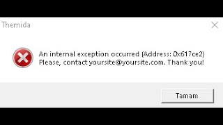 Zula Windows 11 Themida An internal exception occurred Hatası Çözümü