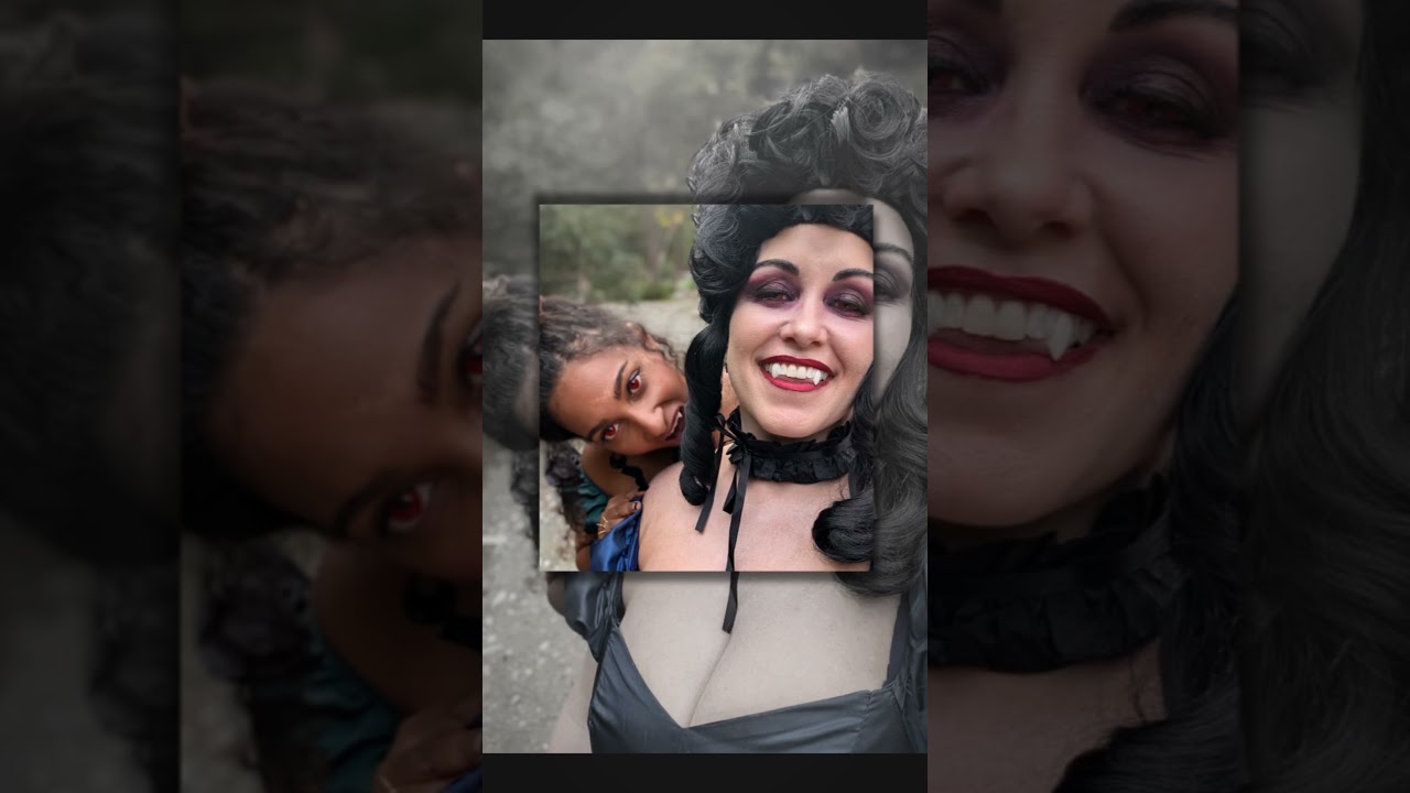Vampire Photoshoot with my bestie. Our spooky season tradition 