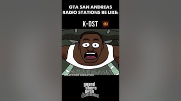 GTA SAN ANDREAS RADIO STATIONS BE LIKE #gtasanandreas #grandtheftauto #gta