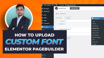 06: How to Use Custom Font on Elementor | WordPress Elementor Bangla Tutorial