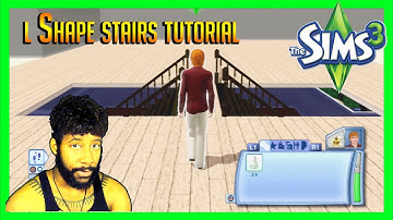 SIMS 3 Console (PS3) L-SHAPED STAIRS TUTORIAL