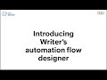 Build smarter, flexible automation flows using Zoho Writer's automation flow designer