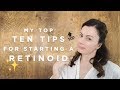 My Top Ten Tips For Starting A Retinoid | Dr Sam Bunting