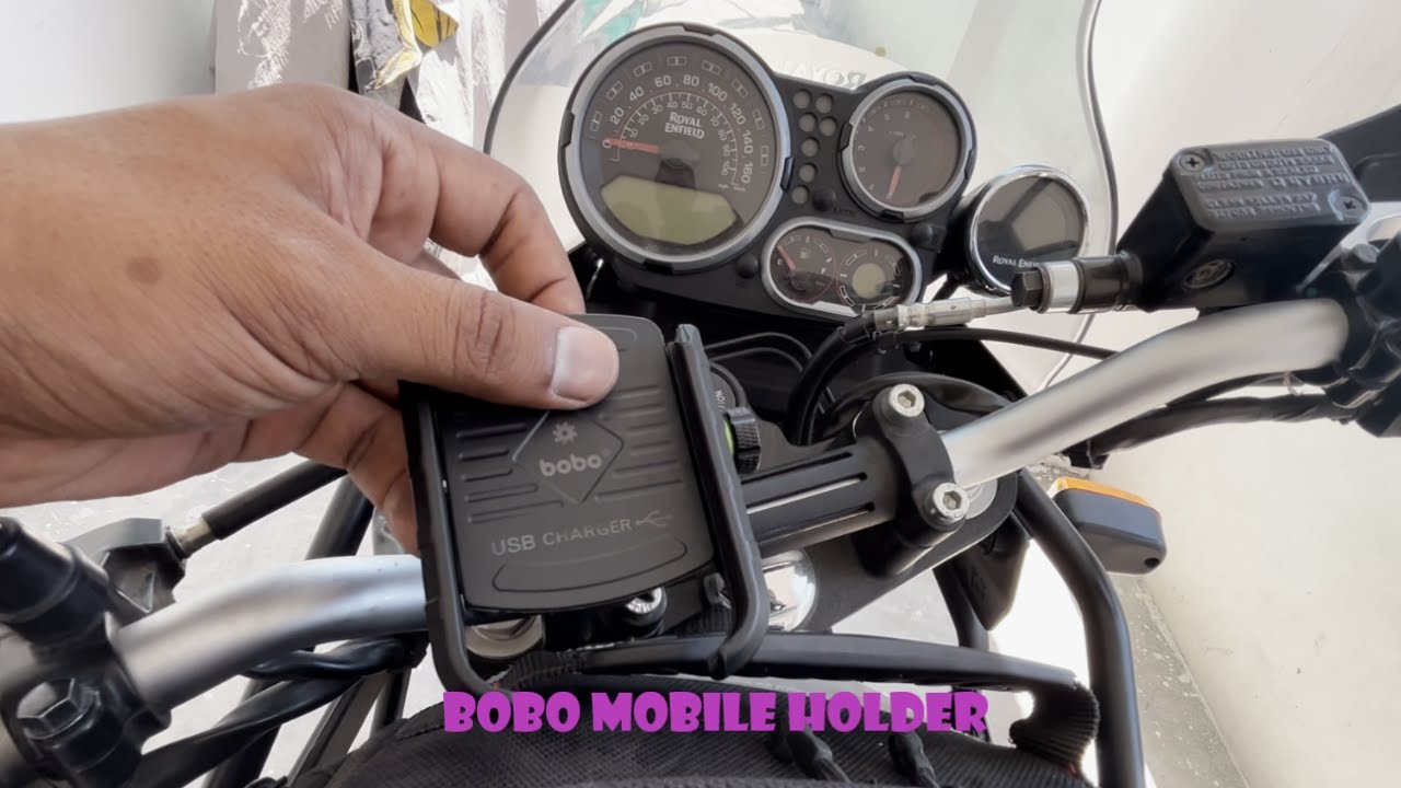 Best mobile Holder for RE Himalayan BOBO Gears Complete unboxing