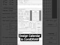 Design Any Calendar in CorelDRAW