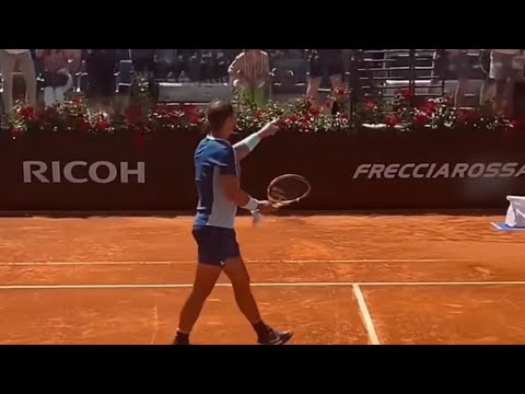 Rafael Nadal vs John Isner Match Point And Celebration 😍 | Rome 2022