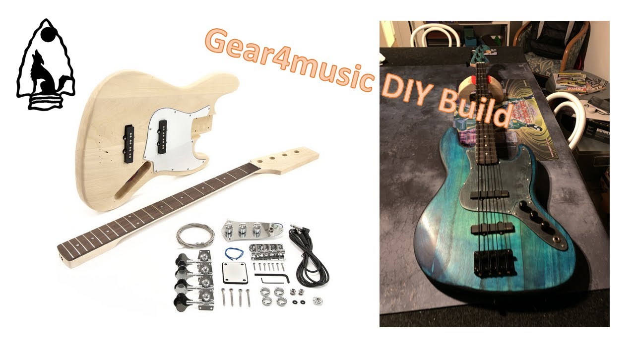 Building and Improving the Gear4music's LA-J Electric Jazz Bass DIY Kit 