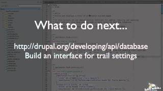 92. Review and next steps for the chapter "How to Work With the Database" (a Drupal how-to)