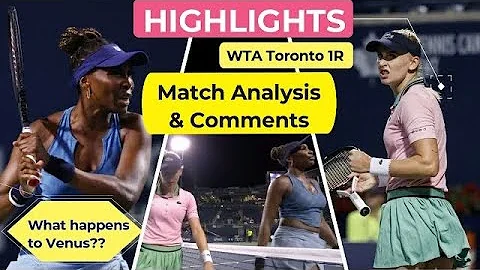 Venus Williams vs Jil Teichmann - 2022 Toronto 1R ...