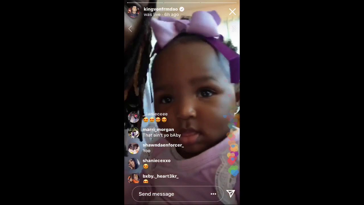 King Von With His Kids And Family Pt 1 Youtube