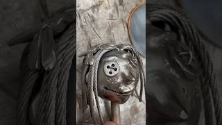 Coraline. #coraline #doll #creepy #buttons #art #welding