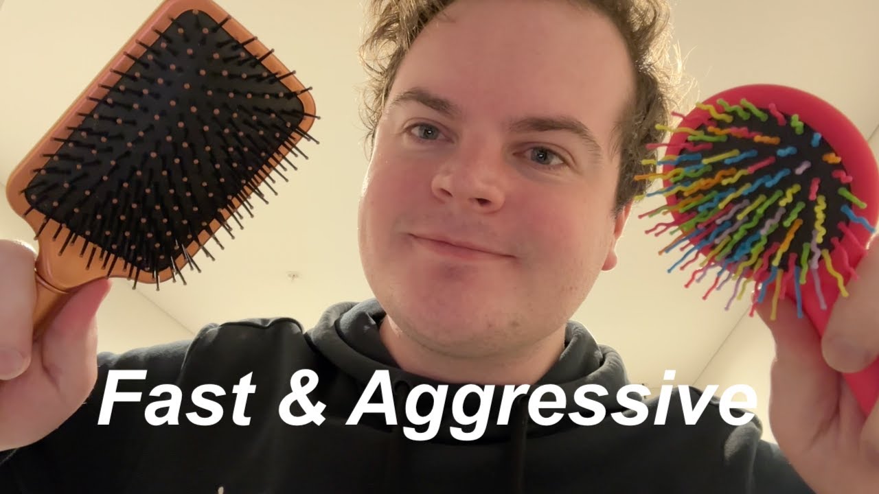 ASMR Быстрые и агрессивные триггеры кисти *МАЖОРНЫЕ ПОЩИПЫ LOFI*