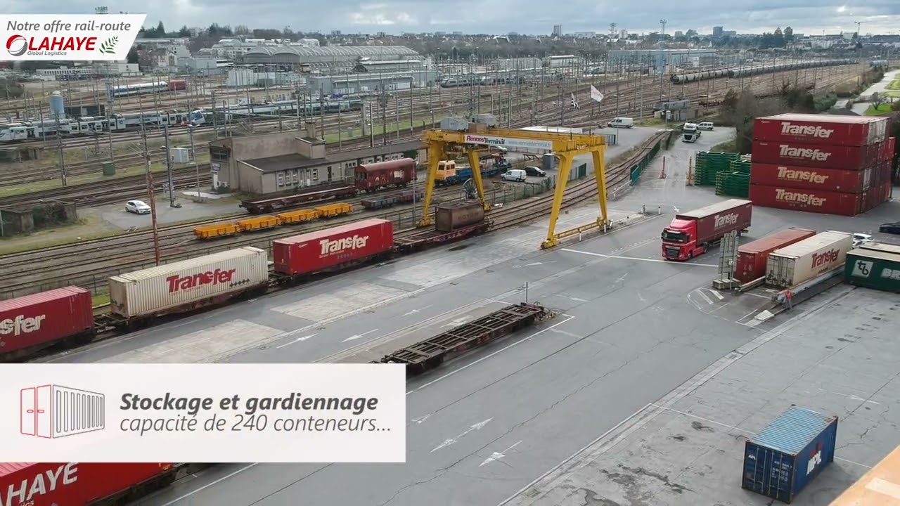 Le Transport combiné Rail-Route Lahaye Global Logistics